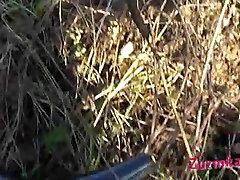 Zuzinka in a field teased by horny kitty jung hardcore anal guy