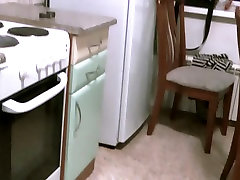 Bj and home video masha 4 diving on the kitchen floor