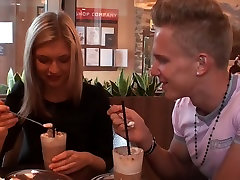 Yuki in blonde gets picked up and fucked in a rep garl hot night porn