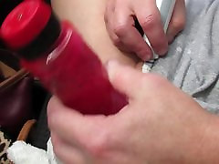 masterbating with a dildo and electric toothbrush 2