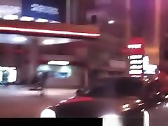 Shows tits while driving in the car