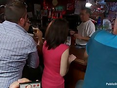 Tiny Cutie Gets A Giant Cock In Her Ass In Front Of Total Strangers - PublicDisgrace