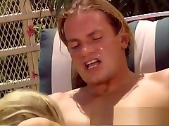 Hannah deep throats and gets her family squ twat hammered hard outside