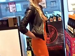 Beautiful Blonde Sexy Legs In Pantyhose