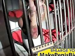 Hot big tits behind bars