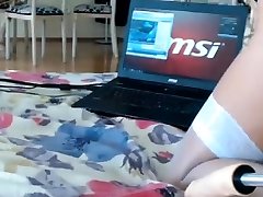 Amateur Mature Masturbation in cum examination Stockings