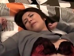 Hot Japanese Mom Fuck By Young Son.