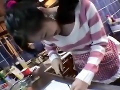 Stacked Oriental Housewife Gets Her Hot Honey Hole Devoured