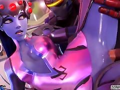 Sexy hot string funboy duo heroes blowing dick and getting fucked deeply