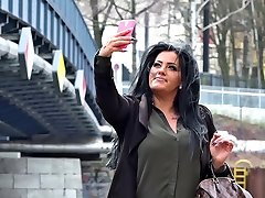 GERMAN SCOUT - Fat Teen Ashley Rough Fuck at Street Casting
