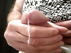 Satin String Bikini Cumshot