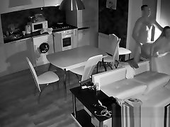 night lucy wilde latex in the kitchen - SASHA & DANNY №17 Cam 1 : LifeUnderCam