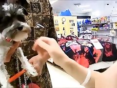 teen masturbates in store full of people