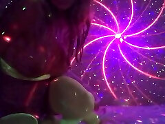 Natalia Aleksei Fingers and Tastes Herself in Her Favorite Rave Hideaway