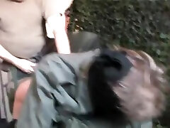 slave is offered to military at the hotel