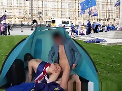 BREXIT - faster honey teen fucked in front of the British Parliament