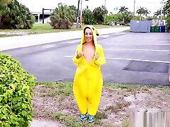 Petite Freya gets fucked by dudes cock
