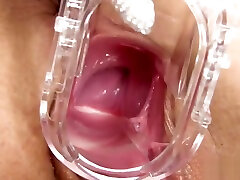 Nasty czech kitten gapes her tight twat to the bizarre