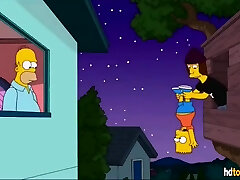 Horny Marge Simpson getting banged just how she likes it