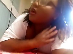 Cute Nerd Just Wants Dick Too - Nerdy Girl Fucks Dildo