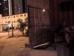 Hardfucked teen doggystyled in public Hardfucked teen doggystyled in public