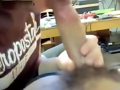 EMO BOY SUCKS HIS ROOM MATE EATS CUM
