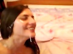 Latin Girl fucking her nerd boyfriend