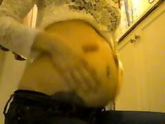Fat Jiggly Bloated Belly & Jiggly small ass