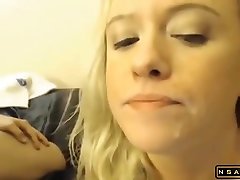 Big-breasted Blondie American Milf Gets Rammed Hard