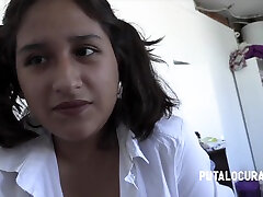 18 Years dad wifr - Fat Latina Whore Screwed By sister help lift Pervert