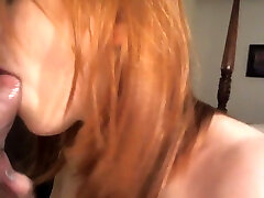 george crusty bound cum slut redhead girlfriend deepthroats her boyfriend