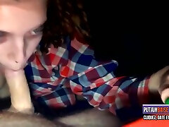 Pipe Amateur De Jeune Fille Avec Des Yeux Verts Pov