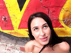 GERMAN SCOUT - SKINNY TEEN ALYSSA BOUNTY ROUGH PICKUP FUCK