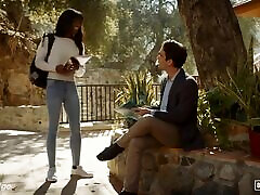 Ebony goddess Ana Foxx gives white boy a taste of her chocolate pussy - femme boots Films