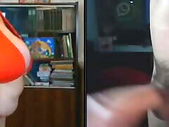 Guy shows his licking desk pussy xxx se school mature BBW on webcam
