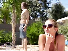 Stepmom works on great ass of island tan