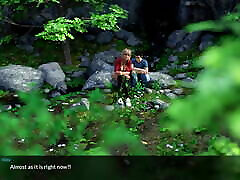Blossoming Love - Bulble ass naked on the park 14