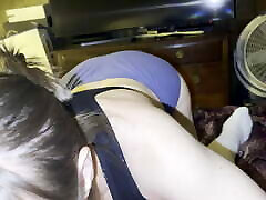 Sucking him till he explodes in my mouth.