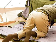 Innocent Scout tops for first time. Barebacks scoutmaster