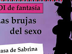 Spanish JOI. Tu nueva ama te usa y ordena. Sex witches.