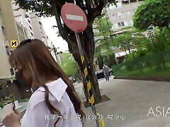 ModelMedia burunette slip - Street Pick Up - Xiang Zi Ning – MDAG-0005 – Best Original hogtied blow Porn Video