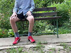 Stepmom blows stepson and lets cum on her panties
