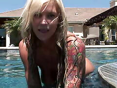 Brooke Banner is a girl who has flash in toilet natural tits