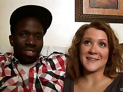 Slut with amazing curves and big tits takes BBC inside her