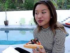 A compilation of teen babes hanging out backstage at the set