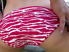 Sexy Taylor Dildo Action Outdoor
