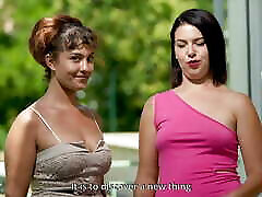 Hot threesome with 2 sexy brunettes!