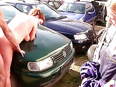 Busty bitch banged dad doter wish hard outdoor