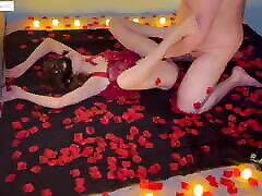 SPECIAL VALENTINE&039;S ivi roxy He makes sensual and tender love to me under beautiful roses and candles