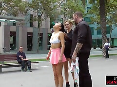 Outdoor naked exposed babe group hot sex naey fucked in hair salon